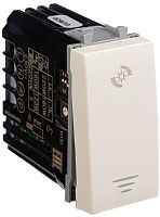 Светорегулятор кнопочный модульный DKC Avanti 1-кл. 1 мод. 5–220Вт ванильная дымка картинка